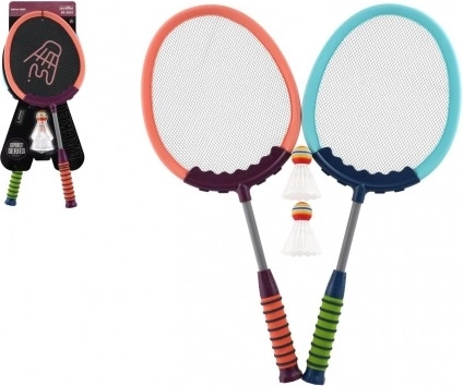 Kinder-badmintonset 2 rackets en 2 shuttles, 60 cm
