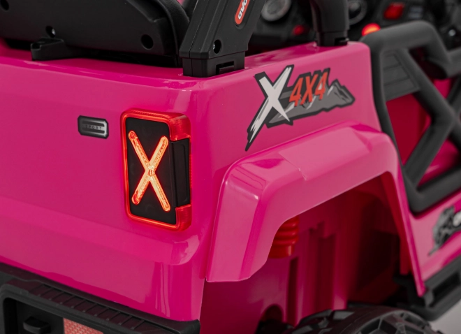 Off Road roze elektrische kinderauto
