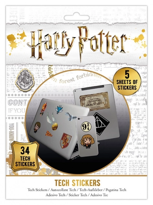 Stickers met Harry Potter-thema, set van 34 stuks