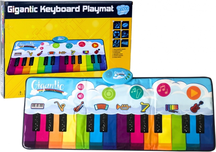 Dans- en leerpad Regenboog Pianinko – 10 melodieën en 8 instrumenten