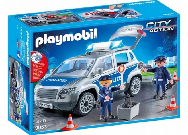 Set met figuren Stad 9053 Politie terreinwagen