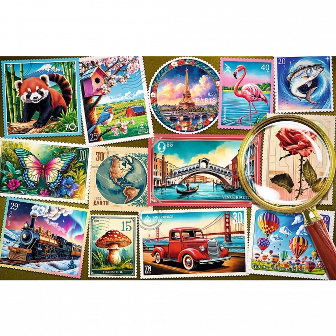 Puzzel Postzegels - 300 Stukjes Trefl