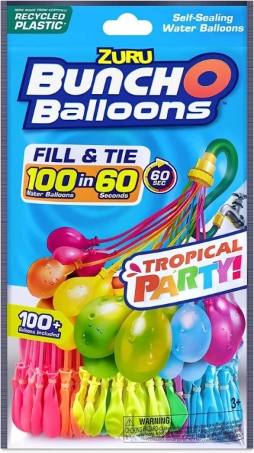 Waterballonnen voor tropisch feestje