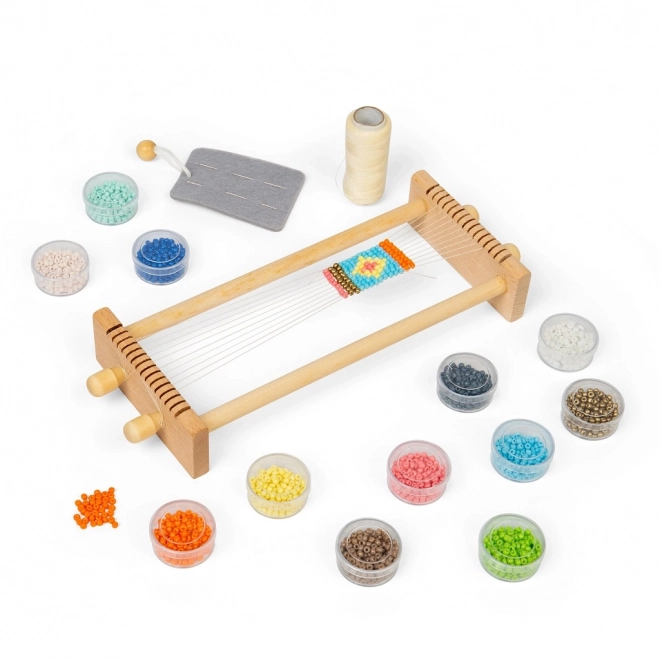 Kinder weefgetouw voor kralen Bigjigs Toys