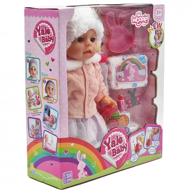 Interactieve pop Kleine Zosia voor verjaardagen 35 cm met accessoires