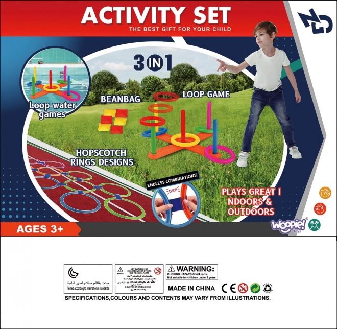 Set 3-in-1 buiten spelpakket van Woopie