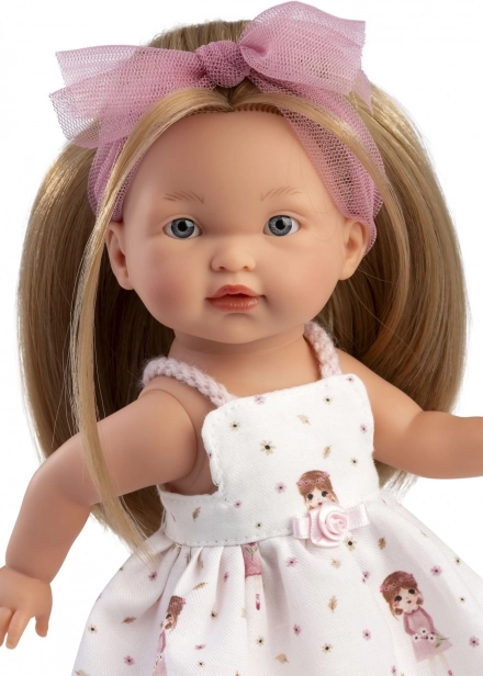 Realistische pop Llorens Valeria met volledig vinyl lichaam - 28 cm
