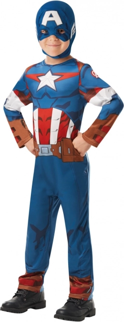 Kinderkostuum Captain America classic 7–8 jaar