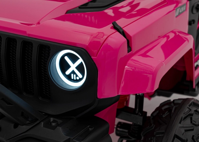 Off Road roze elektrische kinderauto
