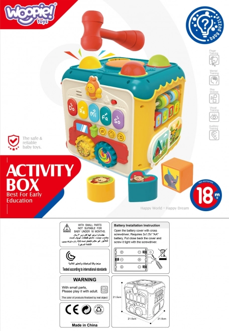 Montessori actieve kubus 6 in 1