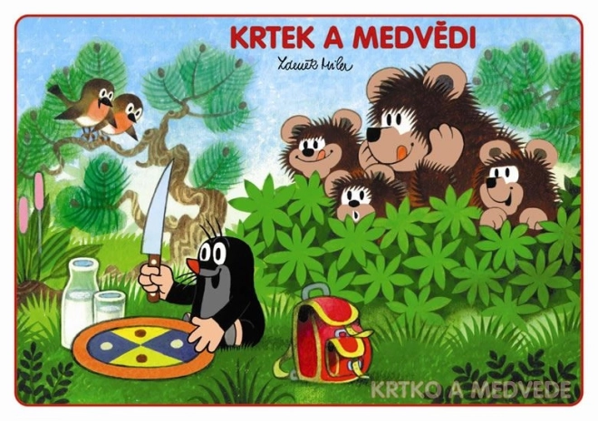 Kleurboek Krtek en beren
