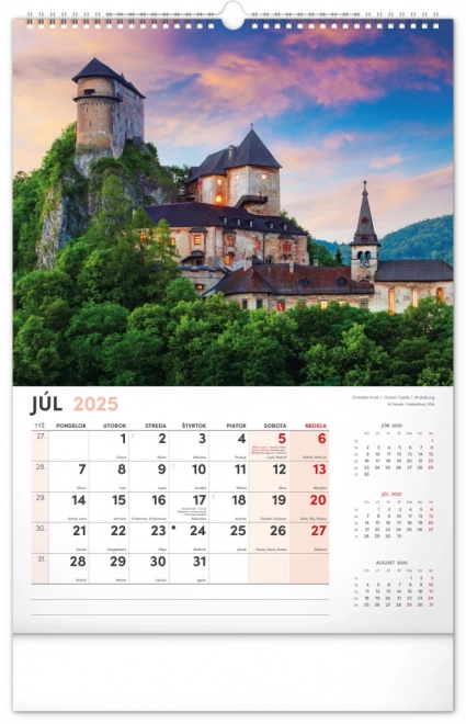 Wandkalender Ons Slowakije 2025, 33 × 46 cm