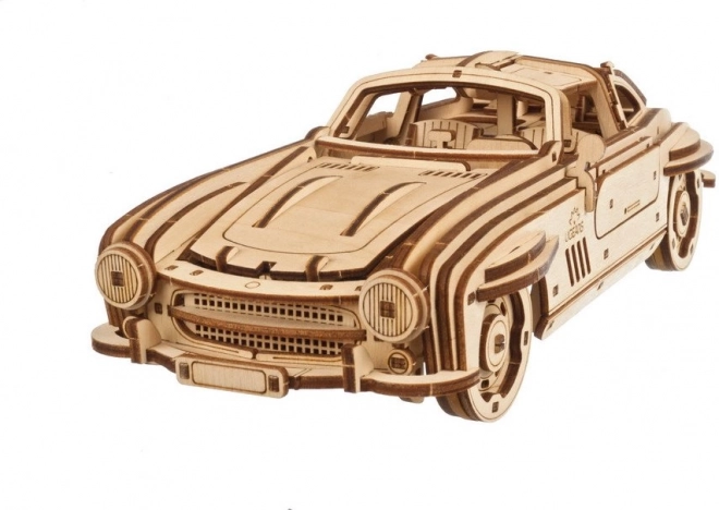 Ugears 3D houten mechanische puzzel Auto Winged Sports Coupé