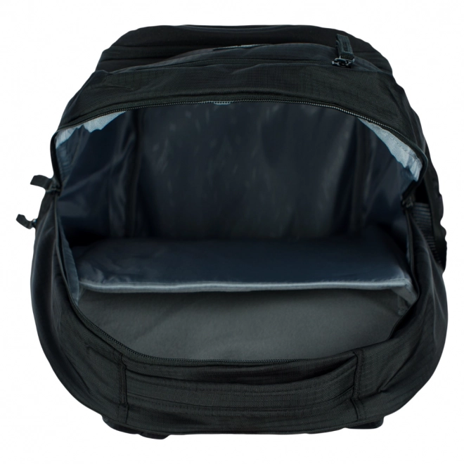 baagl set met drie zwarte items: rugzak, etui en zak