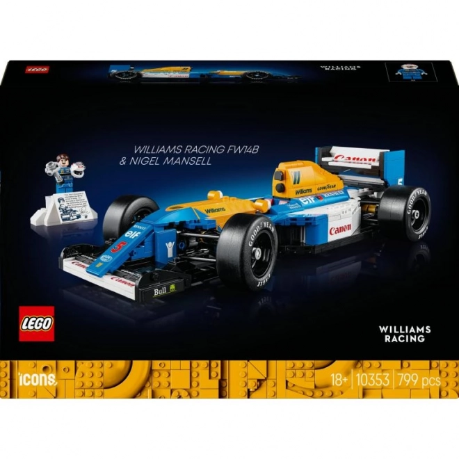 LEGO Icons 10353 Williams Racing FW14B met Nigel Mansell