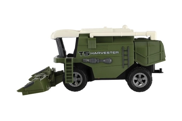 Combine/maaier RC plastic 22cm 27MHz op batterijen met licht 2 soorten in doos 30x21x12cm