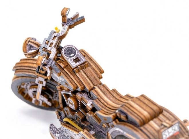 WOODEN CITY 3D puzzel Motorfiets Cruiser Limited Edition 168 stuks