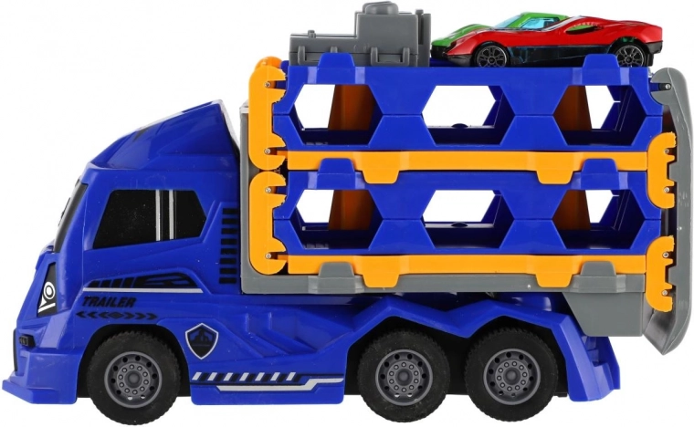 Transporter met twee autootjes