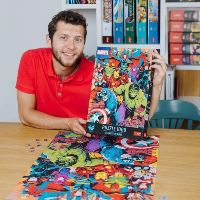 TREFL Puzzel Premium Plus Marvel: Marvel Helden 1000 stukjes