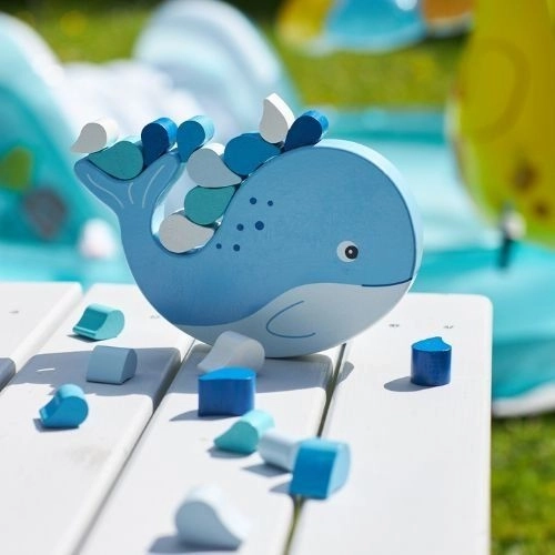 Balancerende walvis arcade-spel