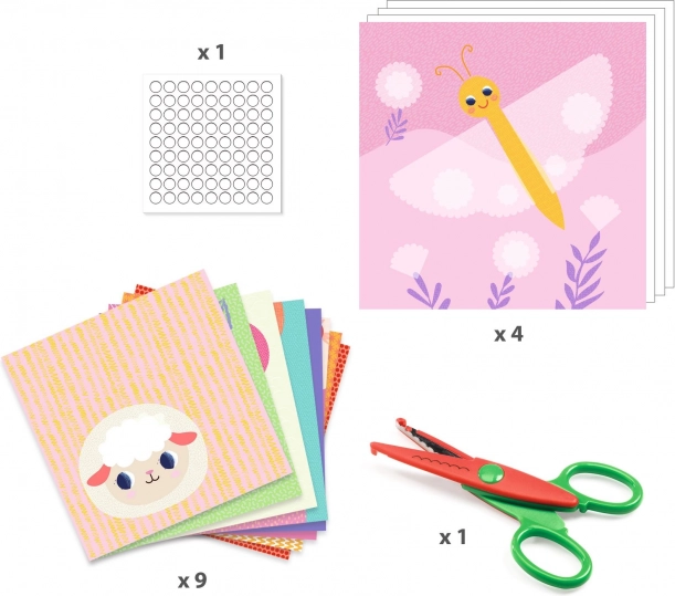 Djeco creatieve set Knutselen van dieren