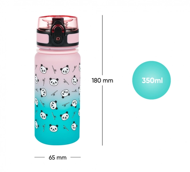 BAAGL Tritan Drinkfles Gradient Panda 350 ml