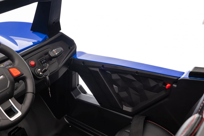 Elektrische kinderbuggy UTV-MX blauw
