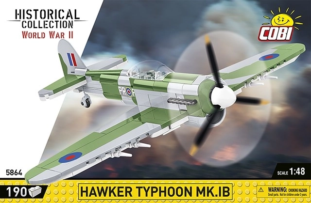 Bouwstenen Hawker Typhoon Mk.1B