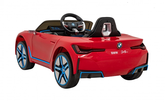 Kinderauto op batterij BMW i4 – Rood