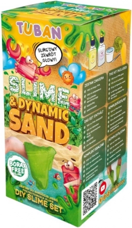DIY set voor het maken van slijm en kinetisch zand