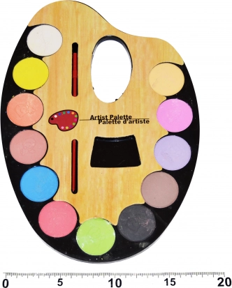 Aquarelverf palet