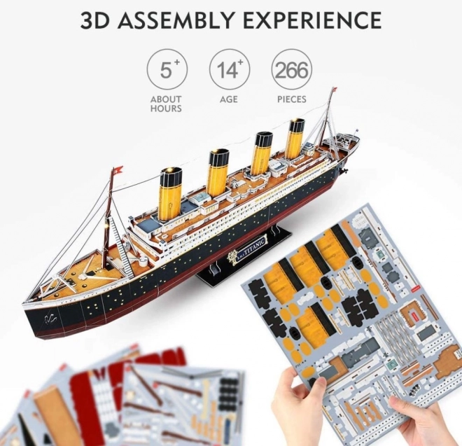 3D LED Puzzel Titanic