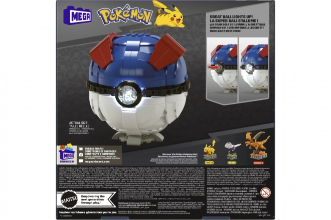 Bouwset Mega Construx Grote bal Pokémons