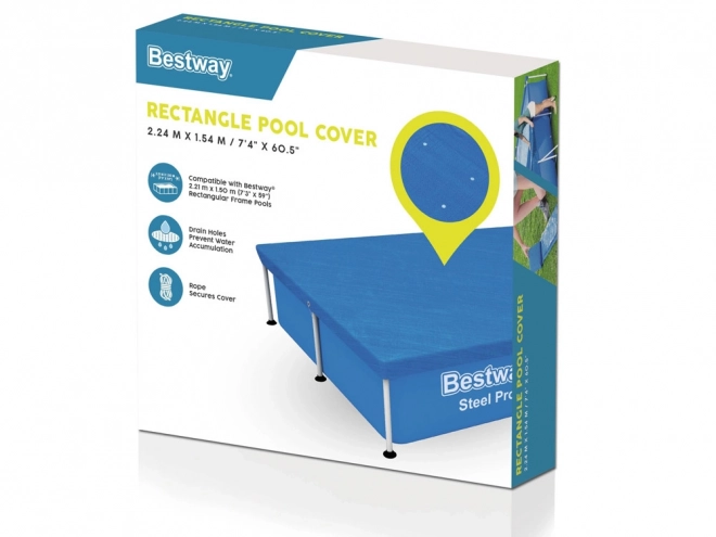Beschermzeil voor zwembad Bestway 224 x 154 cm