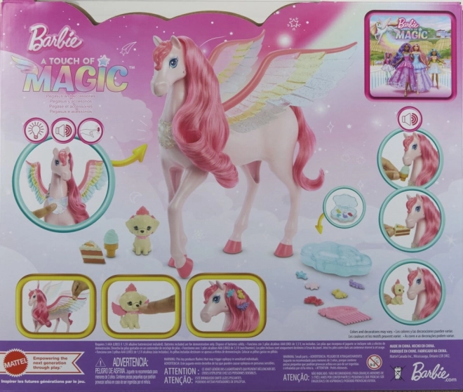 Barbie-figuur Magische Pegasus met licht en geluiden