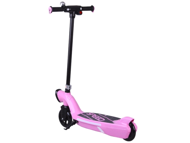 Elektrische step met LED verlichting – Roze