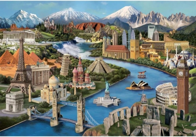 ANATOLIAN Puzzel Werelddelen 2000 stukjes