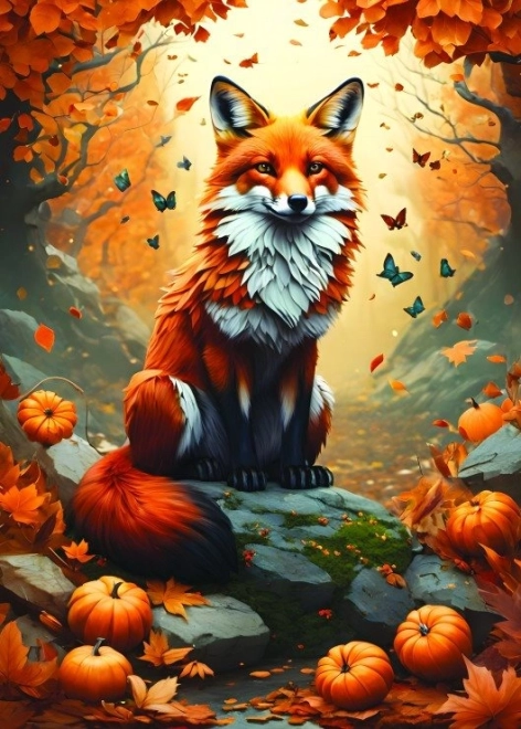 Puzzel Herfstvos 500 stukjes