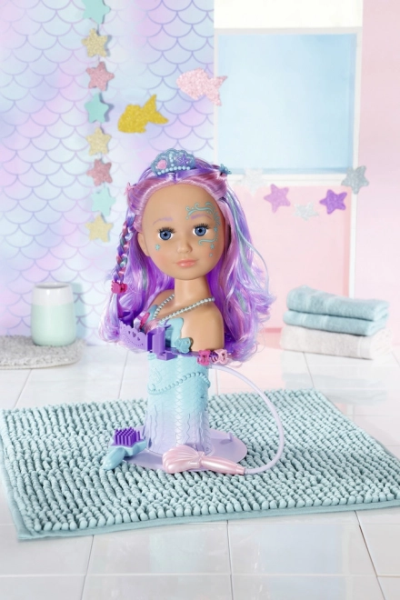 Oudere zus BABY born kaphoofd Zeemeermin