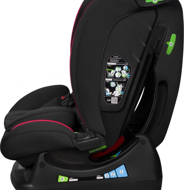 Kinderautostoeltje Lionelo Aart i-Size Zwart Rood 40-150 cm