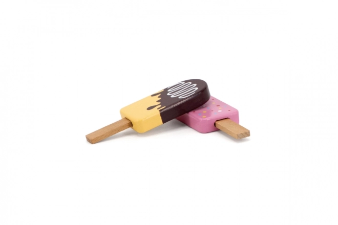 Houten ijsjes