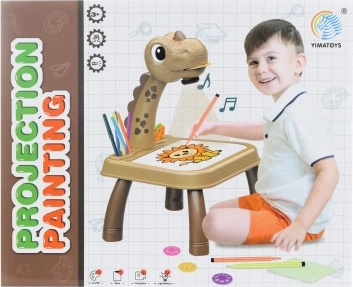 tekenprojector voor kinderen met dinosaurusmotief op batterijen