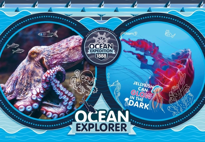Puzzle National Geographic: Oceän-expeditie 180 stukjes
