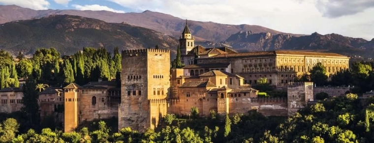 Panoramische puzzel Alhambra 1000 stukjes