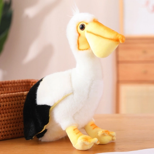 Pluchen pelikaan 24 cm – zachte knuffelspeelgoed