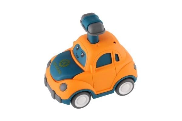 Plastic opwindautootje 9 cm - 4 soorten