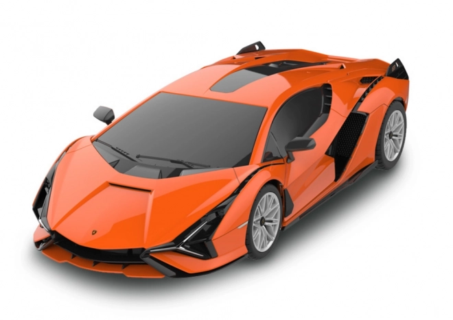 RC auto 1:24 Rastar Lamborghini Sian oranje