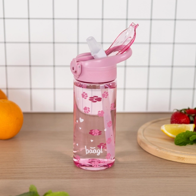 Duurzame drinkfles Baagl Pootafdrukken 500 ml