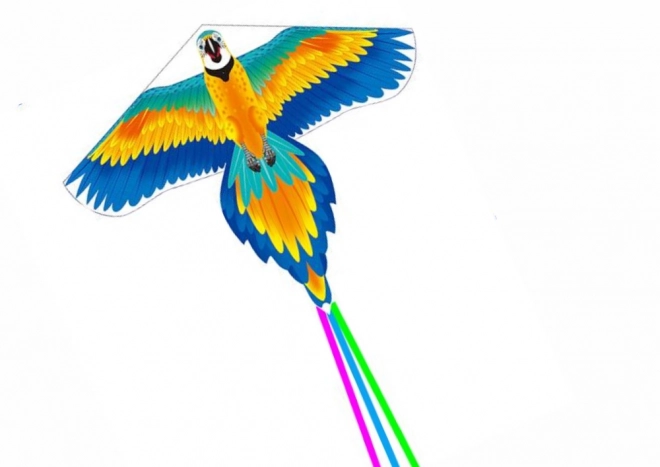 Grote vlieger vogel lange staart linten kleurrijke papegaai 250cm x 140cm