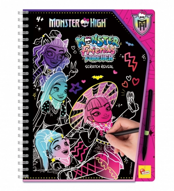 Scratch ontdekken Sketchbook Scratch ontdekken Monster High Forever Vrienden